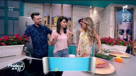 Andreea Moldovan găteşte "Piept de pui în bacon"