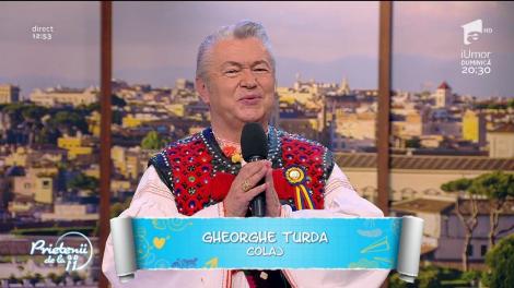 Gheorghe Turda a interpretat la Prietenii de la 11 un "colaj" de melodii populare