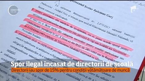 Spor ilegal încasat de aproximat 300 de directori de şcoli. Primesc bani pentru că sunt nevoiţi să vorbească la telefonul mobil