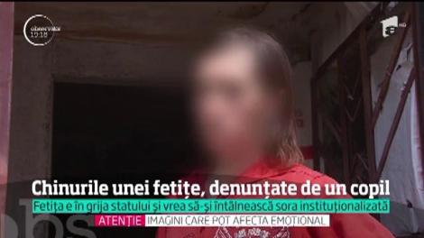 Chinurile unei fetițe, denunțate de un copil. Cu telefonul mobil, a filmat-o şi a interogat-o întocmai ca un inspector