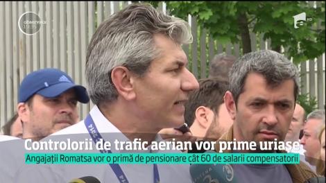 Primă pentru ieşirea la pensie de 300 de mii de euro! Este doar una dintre cerinţele angajaţilor de la Romatsa, regia cu cele mai mari salarii din România