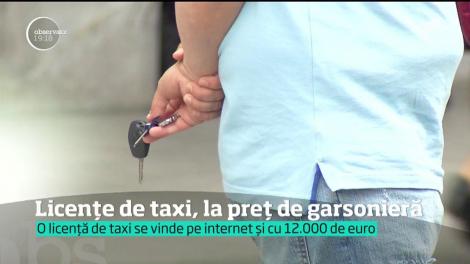 Licențe de taxi, la preț de garsonieră!