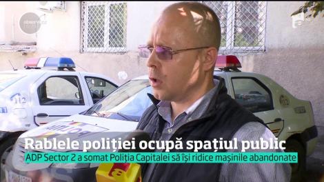 ADP, sancțiuni pentru maşini ale Poliţiei Locale abandonate pe domeniul public