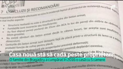 Casa nouă stă să cadă peste proprietari! Expertul a încadrat construcția la clasa întâi de risc seismic