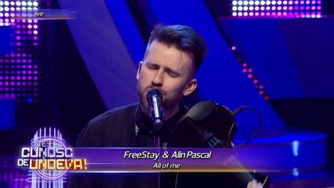 "All of me" este pe scena ”Te cunosc de undeva!” Florin Risei și Alin Pascal, o combinație de voci emoționantă