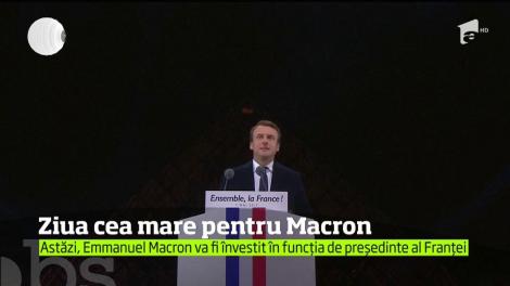 Emmanuel Macron, învestit ca preşedinte al Franţei