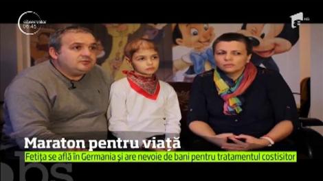 Sute de tineri din Capitală au alergat pentru Annes, o fetiţă de 12 ani bolnavă de leucemie! Tratamentul costă peste 2000 de euro lunar! „O să mă fac bine...”
