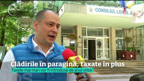 Clădirile lăsate în paragină din Bucureşti vor fi taxate în plus
