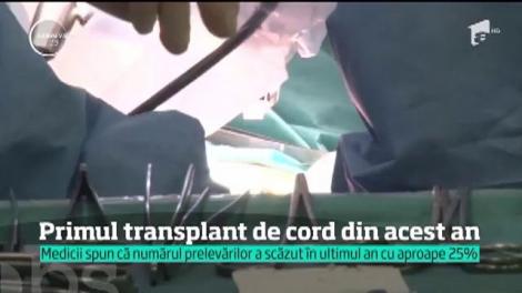 Primul transplant pe cord din România în 2017
