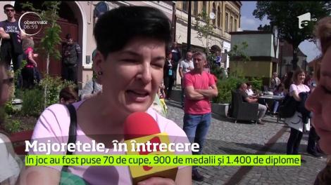 Majoretele au defilat la cea de-a zecea ediţie a Concursului Naţional de la Răşnov
