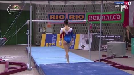 Larisa Iordache a câstigat medalia de aur la bârnă, la Cupa Mondială de gimnastică artistică din Slovenia