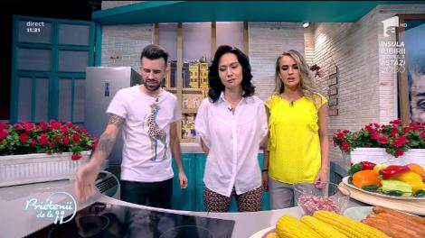 Andreea Moldovan găteşte "Porumb cu ardei, bacon și cârnați"