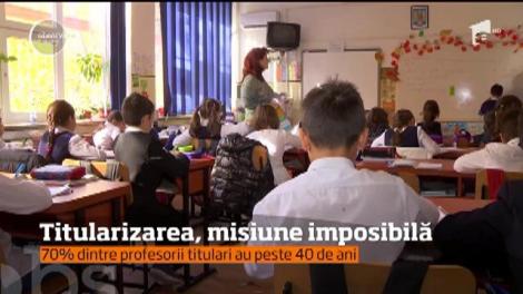 Semnal de alarmă! Aproape 70% dintre profesorii titulari din România au peste 40 de ani