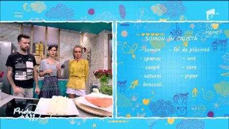 Andreea Moldovan găteşte "Somon în crustă"