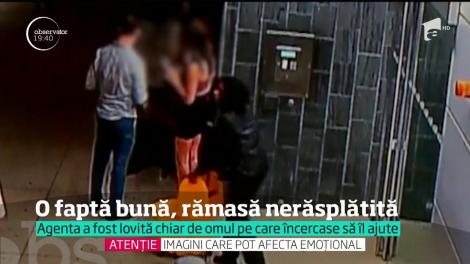 SUA: Un bărbat căruia i se făcuse rău o loveşte chiar pe cea care a încercat să-l ajute