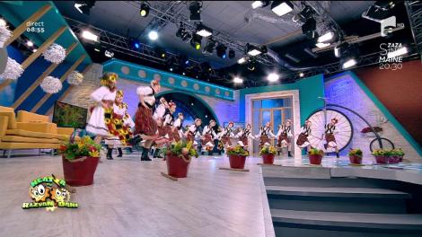 Grupul Dinamic de la Palatul Copiilor, dans popular  în platoul de la Neatza