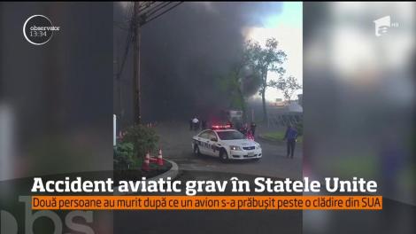 Tragedie aviatică în Statele Unite! Un avion privat de mici dimensiuni s-a prăbuşit peste o clădire, lânga un aeroport din New Jersey