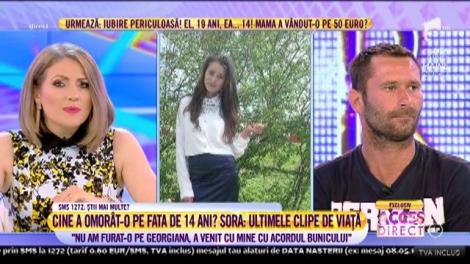 Sora cea mare a Georgianei: "Nu am furat-o pe Georgiana, a venit cu mine cu acordul bunicului"