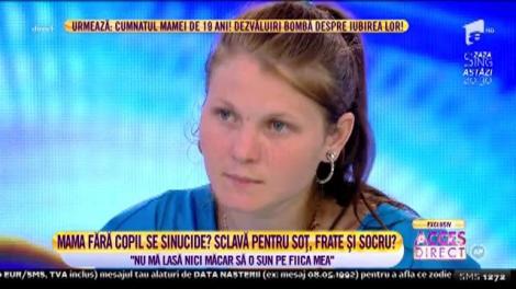 Mihaela Gabriela Postolache, mama care luptă pentru fiica ei cu familia soţului: "Nu mă lasă nici măcar să o sun pe copilă!"