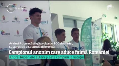 Andrei Rusen, campionul anonim de la nataţie care aduce faimă României