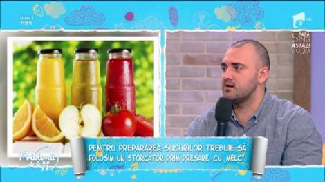 Nutriţioniştii îndeamnă populaţia să consume, pe cât posibil, sucuri din fructe proaspete!