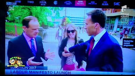 Smiley News: Ce reacție! Tânără atinsă pe sân de un reporter aflat în direct!