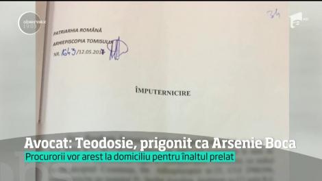 Arhipiscopul Tomisului, comparat în instanţă cu Arsenie Boca
