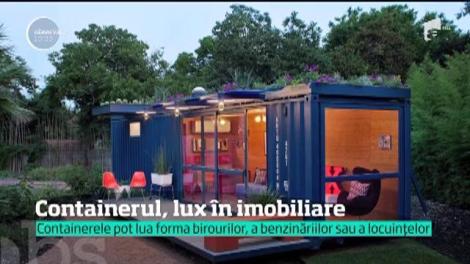 Containerul, lux în imobiliare