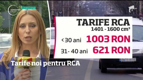 Noile tarife pentru poliţele RCA au intrat în vigoare