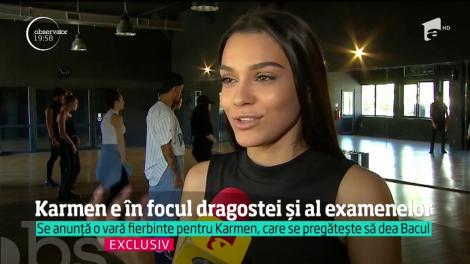 Karmen, fiica lui Adi Minune, este în focul dragostei şi al examenelor! Cum se împarte artista între muzică, iubire şi BAC