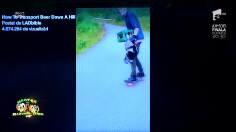Smiley News: Ce căzătură! Berea dăunează și skaterilor
