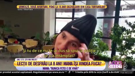 Lecţii de desfrâu la opt ani! Și-a obligat fiica să asiste la dezmățurile cu alţi bărbaţi