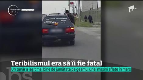 Un tânăr din Constanţa şi-a riscat viaţa pentru câteva clipe de adrenalină şi distracţie