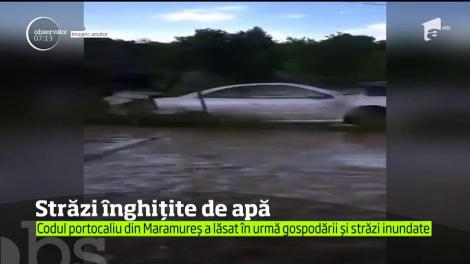 Ploile torenţiale, grindina şi descărcările electrice au făcut ravagii în Maramureş