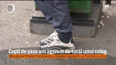 Copil de șase ani agresat de tatăl unui coleg