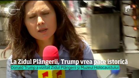 Donald Trump vrea pace în Orientul Mijlociu. Președintele SUA a ajuns în Israel și urmează să viziteze Palestina