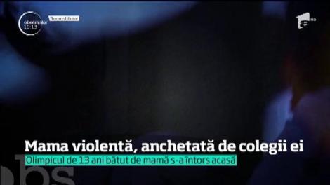 Olimpicul de 13 ani bătut crunt și mușcat de mamă s-a întors acasă. Băiatul este monitorizat de Protecţia Copilului