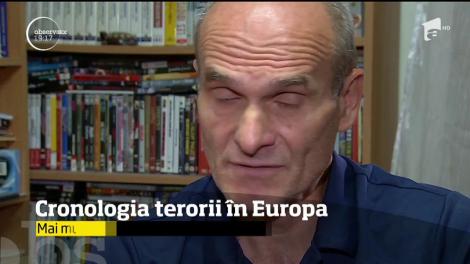 Șase atacuri ce au vizat metropole europene au avut loc în ultimul an. Teroriştii vizează locuri aglomerate, cu scopul declarat de a ucide cât mai mulţi oameni