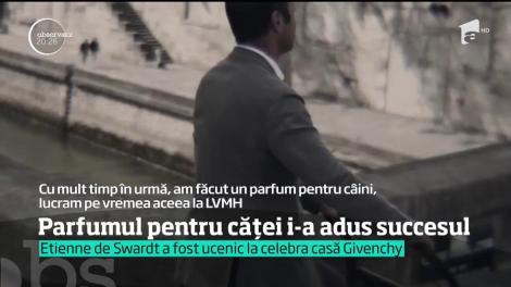 Etienne de Swardt a cunoscut succesul cu parfumul pentru căței