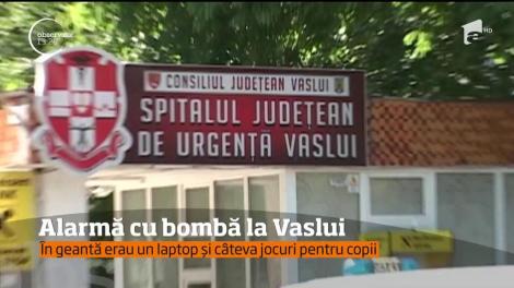 A fost ameninţare cu bombă la Vaslui, lângă Spitalul Judeţean! Ce s-a găsit în geanta suspectă?