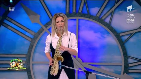 Interpretare de excepţie la saxofon! Doina Spătaru - "I got you"