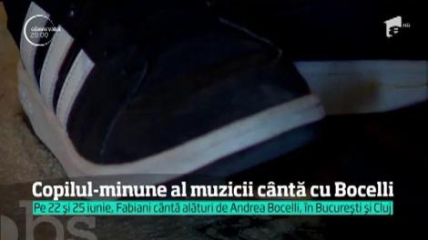 Fabiani, un adolescent orfan din România, l-a cucerit pe Andrea Bocelli! Va cânta la pian, alături de tenorul italian, pe aceeași scenă