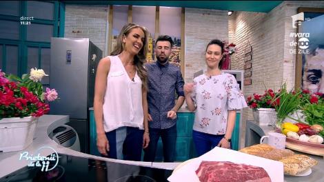 „Prietenii de la 11” te învață să gătești ca un maestru bucătar! Rețeta asta de „steak de vită gratinat” sigur o să-ți placă!