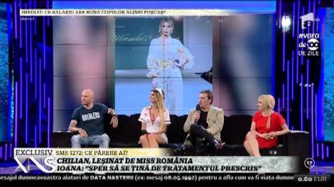 Florin Chilian, ajutat de Ioana Filimon, Miss România, să slăbească: "Eu am făcut sport în mileniul trecut"