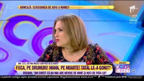 Gonită pe străzi, în ultimele luni de viață!: ”Am simțit că nu mai are nevoie de mine și nici de fata lui”