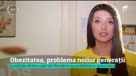 Jumătate dintre copiii români au probleme de greutate şi un sfert dintre ei se confruntă deja cu obezitatea!