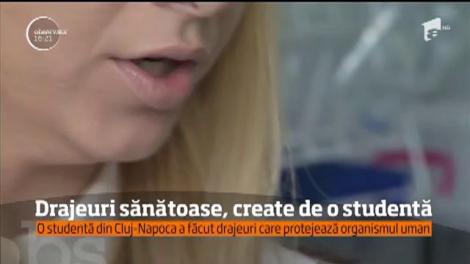 Drajeuri sănătoase, create de o studentă. Pot fi mâncate inclusiv de diabetici, pentru că nu conţin zahăr