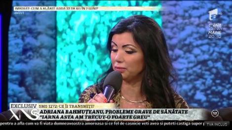 Adriana Bahmuțeanu, probleme grave de sănătate: "Iarna asta am trecut-o foarte greu"