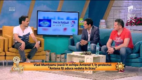 Hai la fotbal! Vedetele Antenei 1 merg la meci să înfrunte elevii Colegiului Național „Ion Neculce”