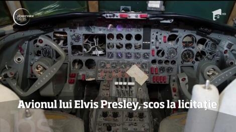 Avionul lui Elvis Presley, scos la licitație